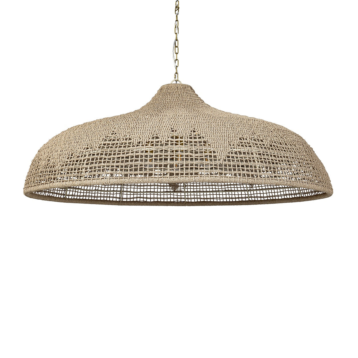 Palecek Furniture Default Title / Motor Freight - Rate TBQ Palecek Westerly Outdoor Chandelier 54", Natural