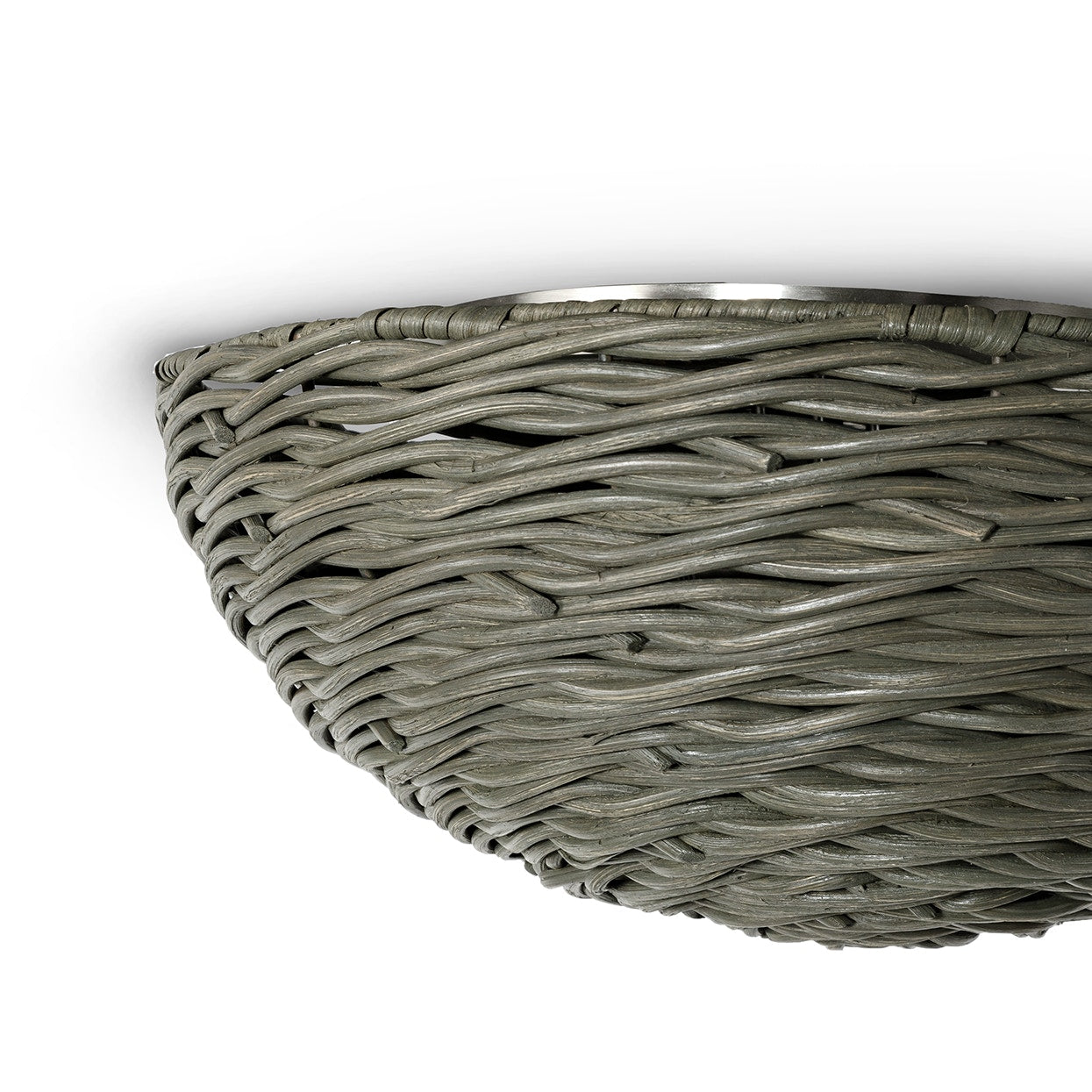 Palecek Lighting Palecek Wisteria Flush Mount Grey, Pewter