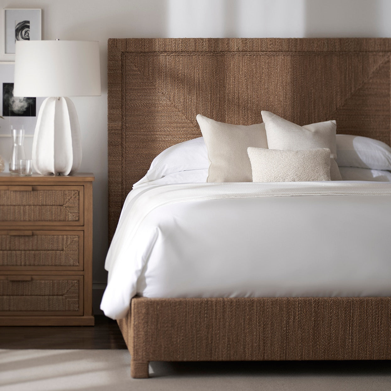 Palecek Furniture Default Title / Motor Freight - Rate TBQ Palecek Woodside Bed Queen, Natural