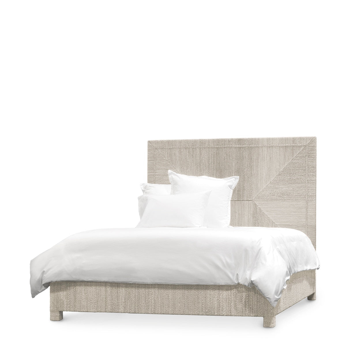 Palecek Furniture Default Title / Motor Freight - Rate TBQ Palecek Woodside Bed Queen, White Sand