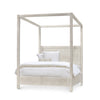 Palecek Furniture Default Title / Motor Freight - Rate TBQ Palecek Woodside Canopy Bed, Queen, White Sand