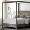 Palecek Furniture Default Title / Motor Freight - Rate TBQ Palecek Woodside Canopy Bed, Queen, White Sand
