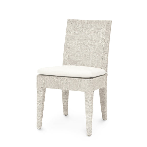 Palecek Furniture I/O SAILCLOTH SALT 64 / Motor Freight - Rate TBQ Palecek Woodside Dining Chair, White Sand