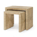 Palecek Furniture Palecek Woodside Nesting Table Set Of 2, Natural