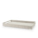 Palecek Home Decor Palecek Woodside Rectangular Tray Large, White Sand