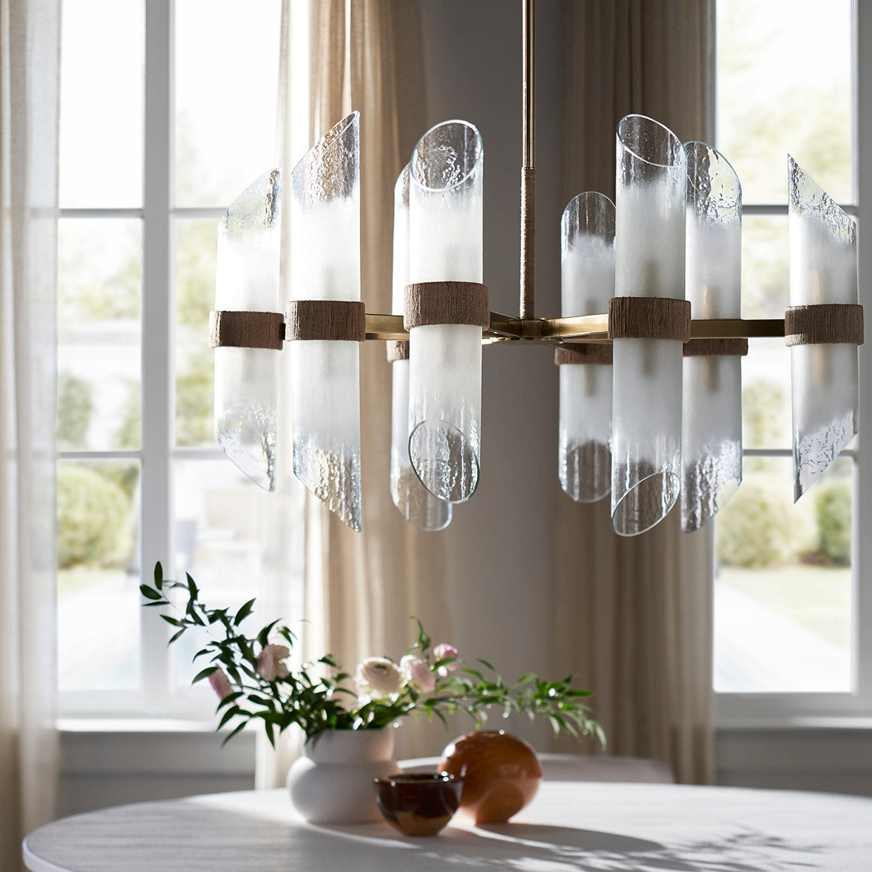 Palecek Lighting Default Title / Motor Freight - Rate TBQ Palecek Yvonne Chandelier
