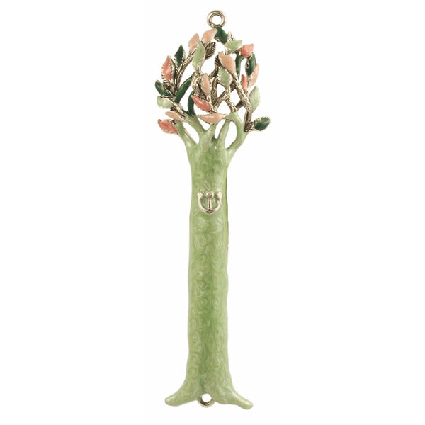 Quest Collection Tree Seasons Mezuzah - Pastel Green