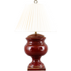 Danny's Fine Porcelain Garden Pot Lamp – Red - CLOSEOUT
