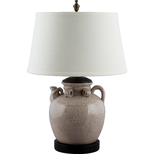 Danny's Fine Porcelain 24" Small Tea Jar Lamp - Beige