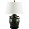 Danny's Fine Porcelain 24" Small Tea Jar Lamp - Green