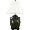Danny's Fine Porcelain 23" Small Tea Jar Lamp - Green