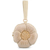 Mary Frances Petal Me, Cream Wristlet Handbag