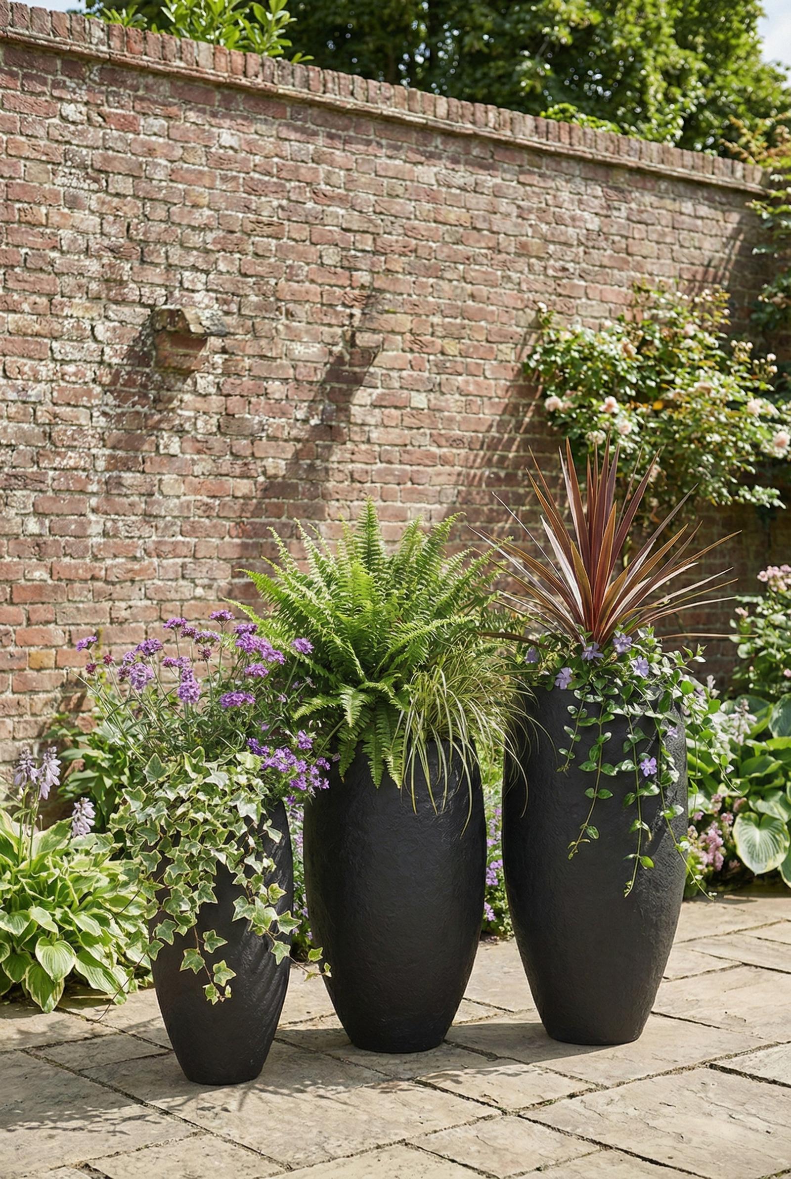 Phillips Collection Home Decor Phillips Collection Aera Planter, Black, Large