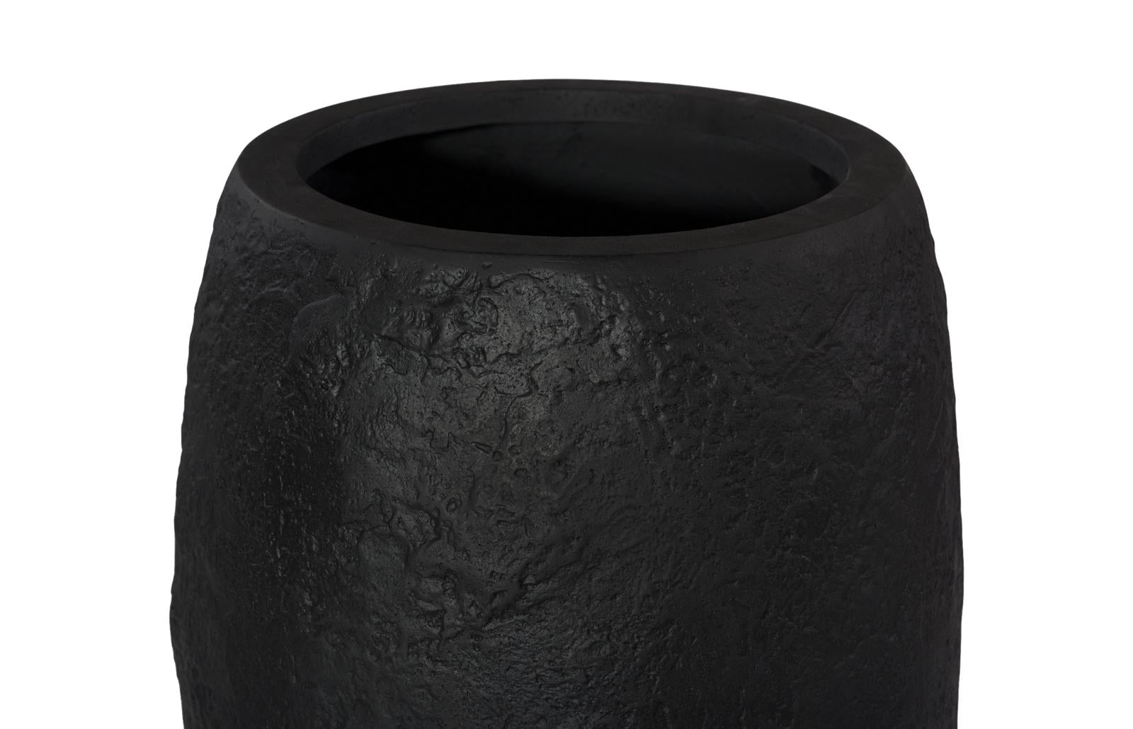Phillips Collection Home Decor Phillips Collection Aera Planter, Black, Medium