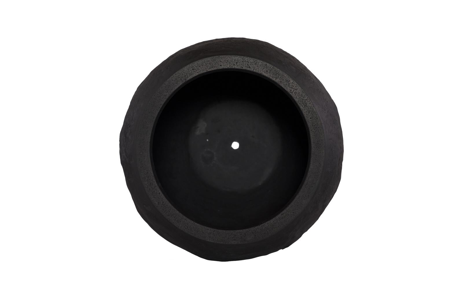 Phillips Collection Home Decor Phillips Collection Aera Planter, Black, Small