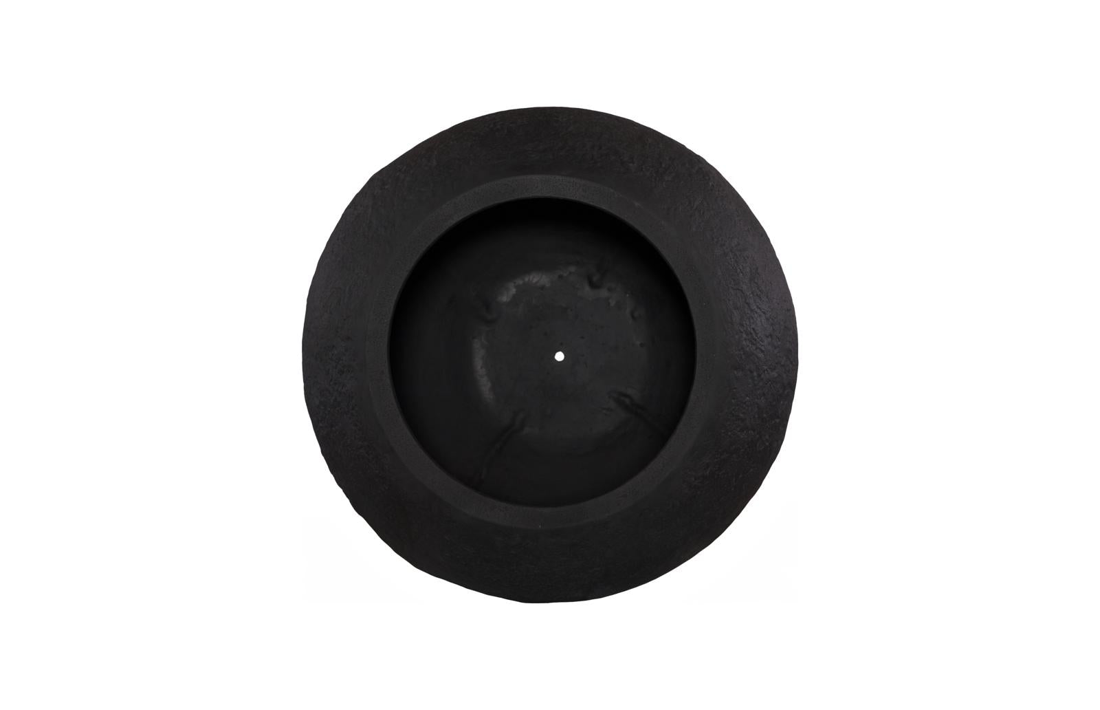 Phillips Collection Home Decor Phillips Collection Aera Planter Wide, Black, Large