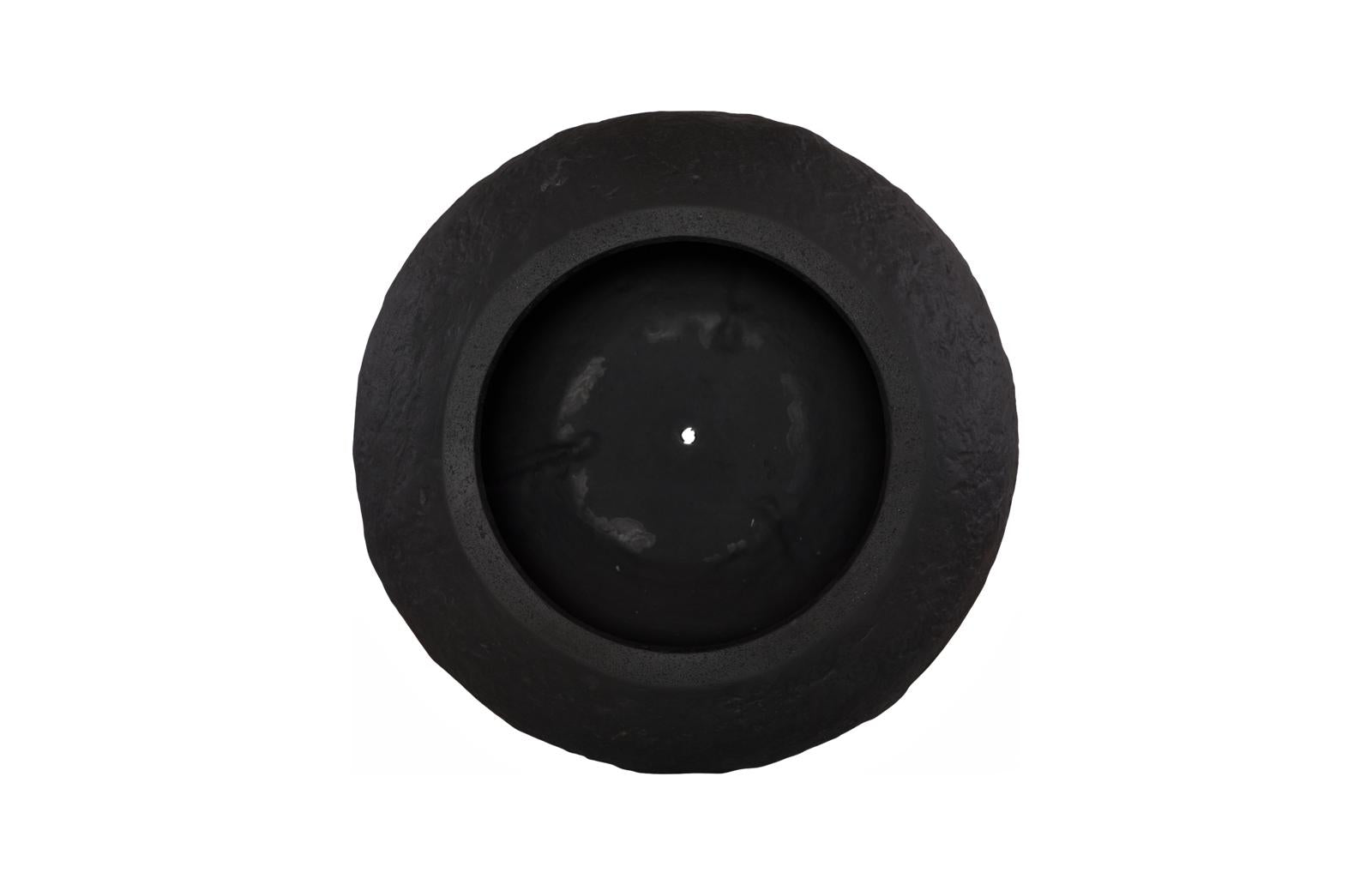 Phillips Collection Home Decor Phillips Collection Aera Planter Wide, Black, Medium