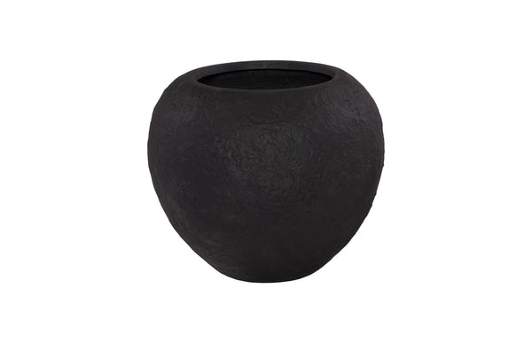 Phillips Collection Home Decor Phillips Collection Aera Planter Wide, Black, Medium