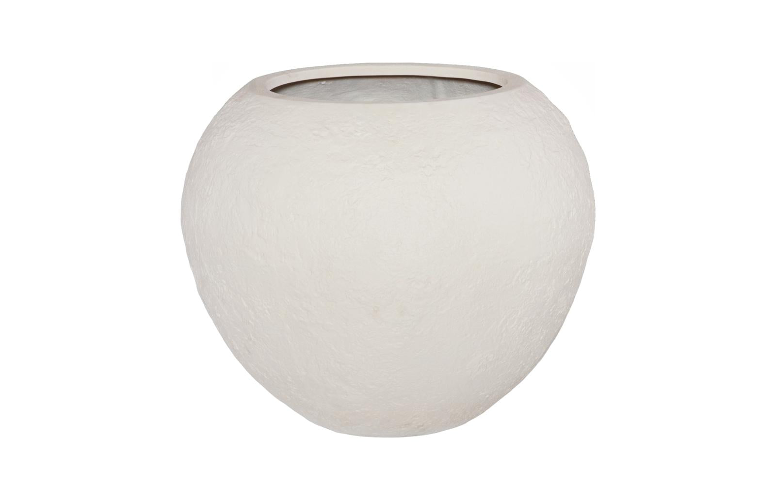 Phillips Collection Home Decor Phillips Collection Aera Planter, Wide, Off White, Large
