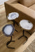 Phillips Collection Home Decor Phillips Collection Agate Side Table, Horseshoe Base, Assorted