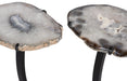 Phillips Collection Home Decor Phillips Collection Agate Side Table, Horseshoe Base, Assorted