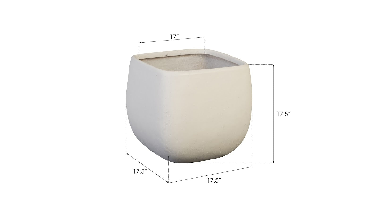 Phillips Collection Home Phillips Collection Ava Planter, Small, White
