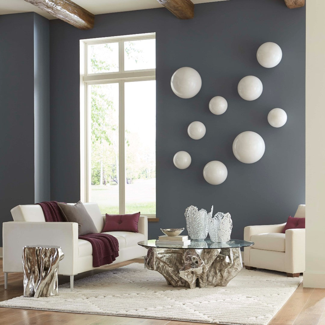 Phillips Collection Home Phillips Collection Ball on the Wall, Medium, Pearl White