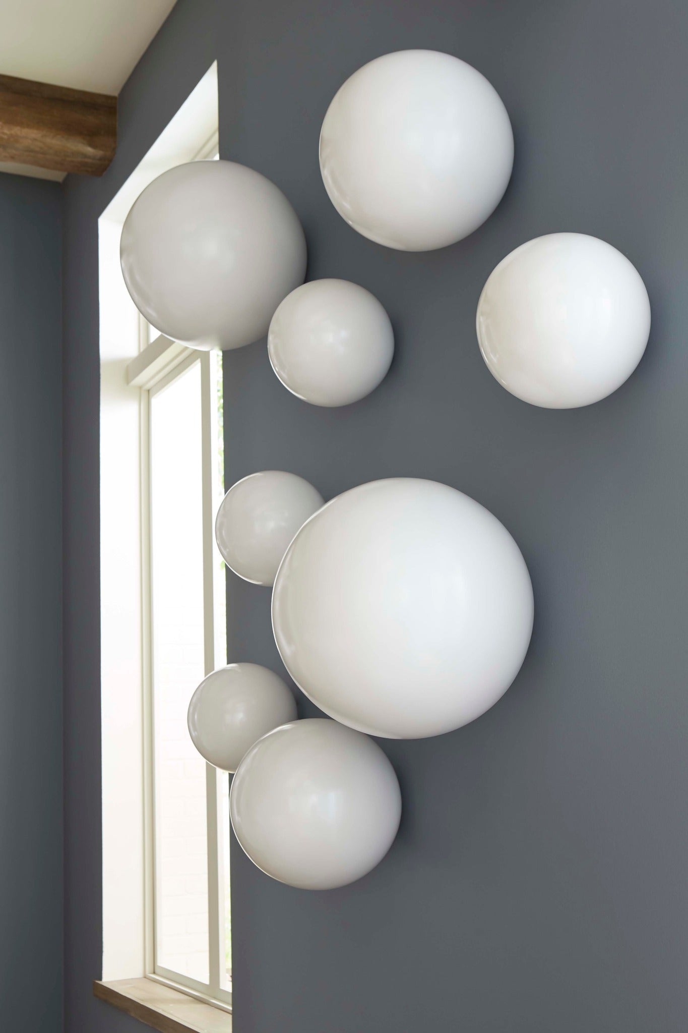 Phillips Collection Home Phillips Collection Ball on the Wall, Medium, Pearl White