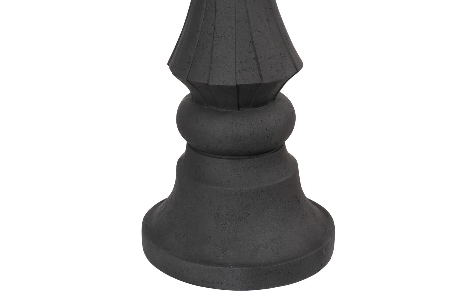 Phillips Collection Home Decor Phillips Collection Bishop Chess Sculpture, Cast Stone Black