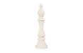 Phillips Collection Home Decor Phillips Collection Bishop Chess Sculpture, Cast Stone White