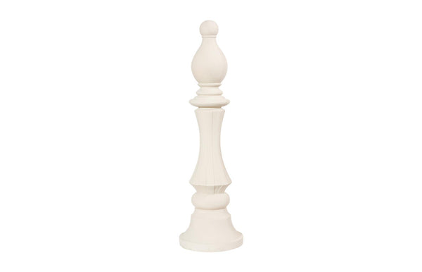 Phillips Collection Home Decor Phillips Collection Bishop Chess Sculpture, Cast Stone White