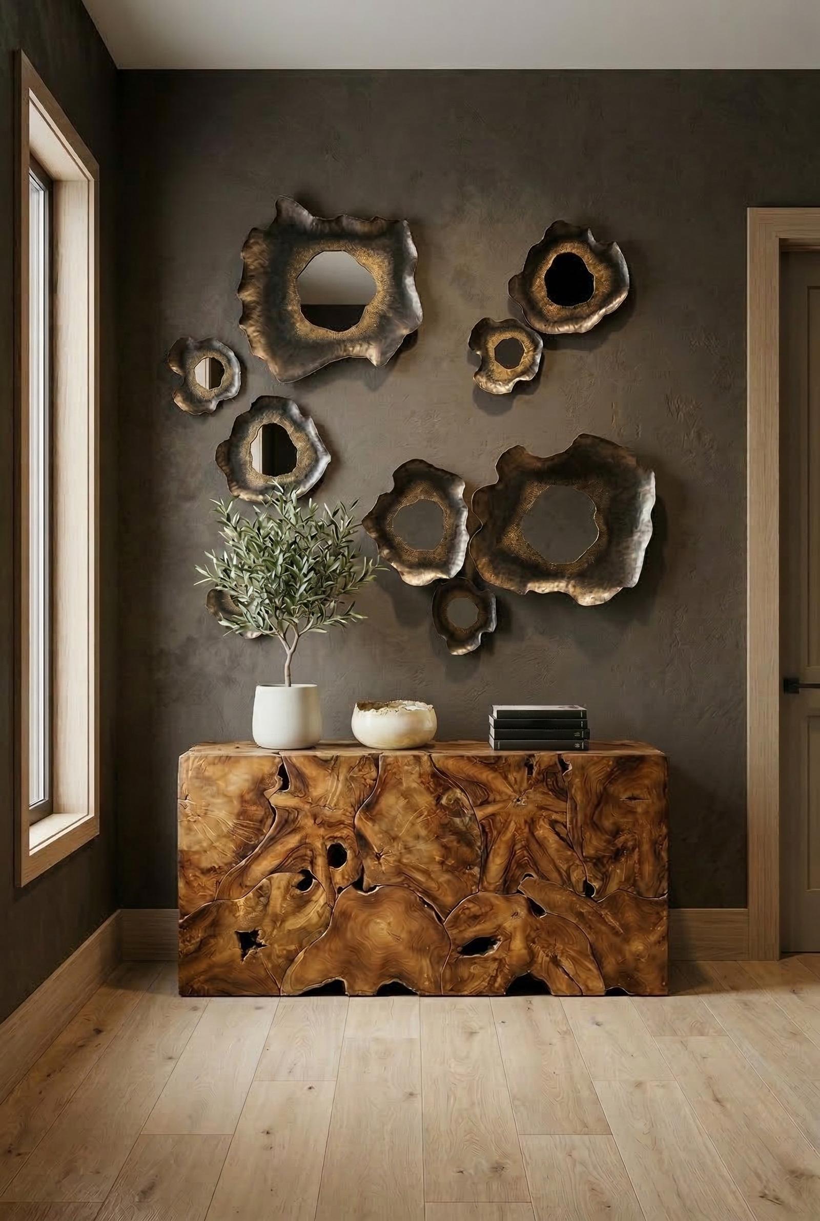 Phillips Collection Home Decor Phillips Collection Bloom Mirror, Metal, MD