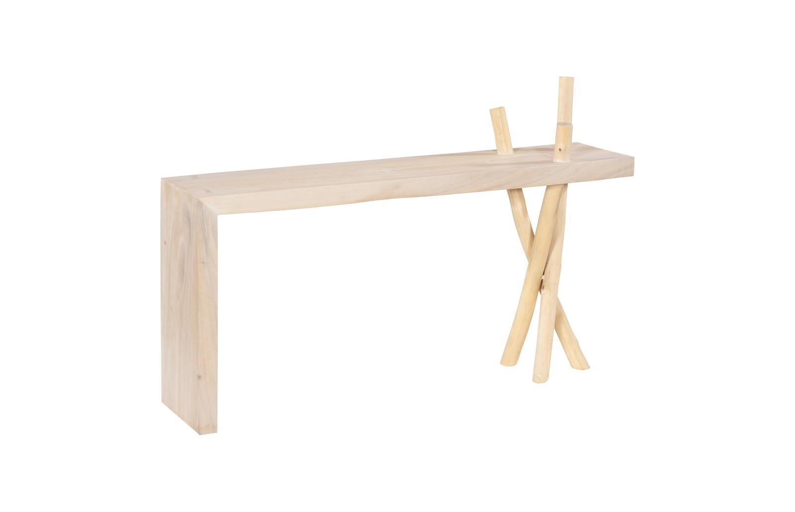 Phillips Collection Home Decor Phillips Collection Branch Waterfall Console Table, Bleached