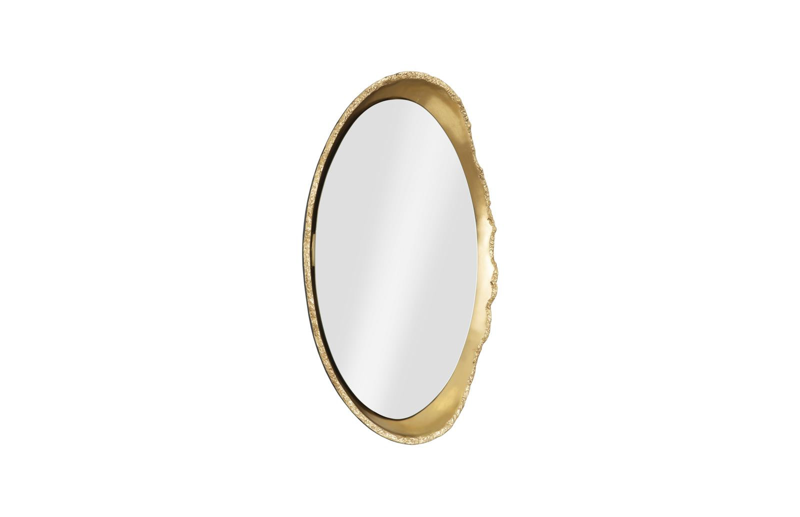Phillips Collection Home Decor Phillips Collection Broken Egg Mirror, Black and Gold Leaf