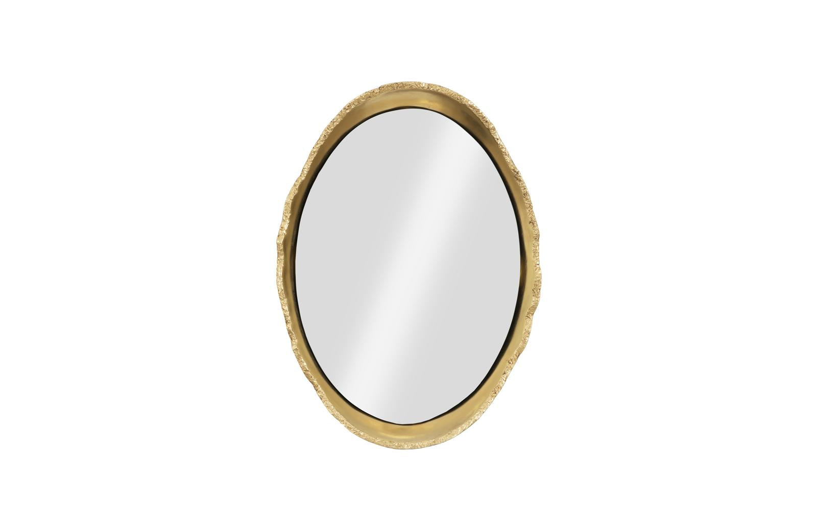 Phillips Collection Home Decor Phillips Collection Broken Egg Mirror, Black and Gold Leaf
