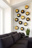 Phillips Collection Home Phillips Collection Broken Egg Wall Art, Black and Gold Leaf, Set of 4