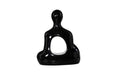 Phillips Collection Home Decor Phillips Collection Buddha Seated Sculpture, Gel Coat Black