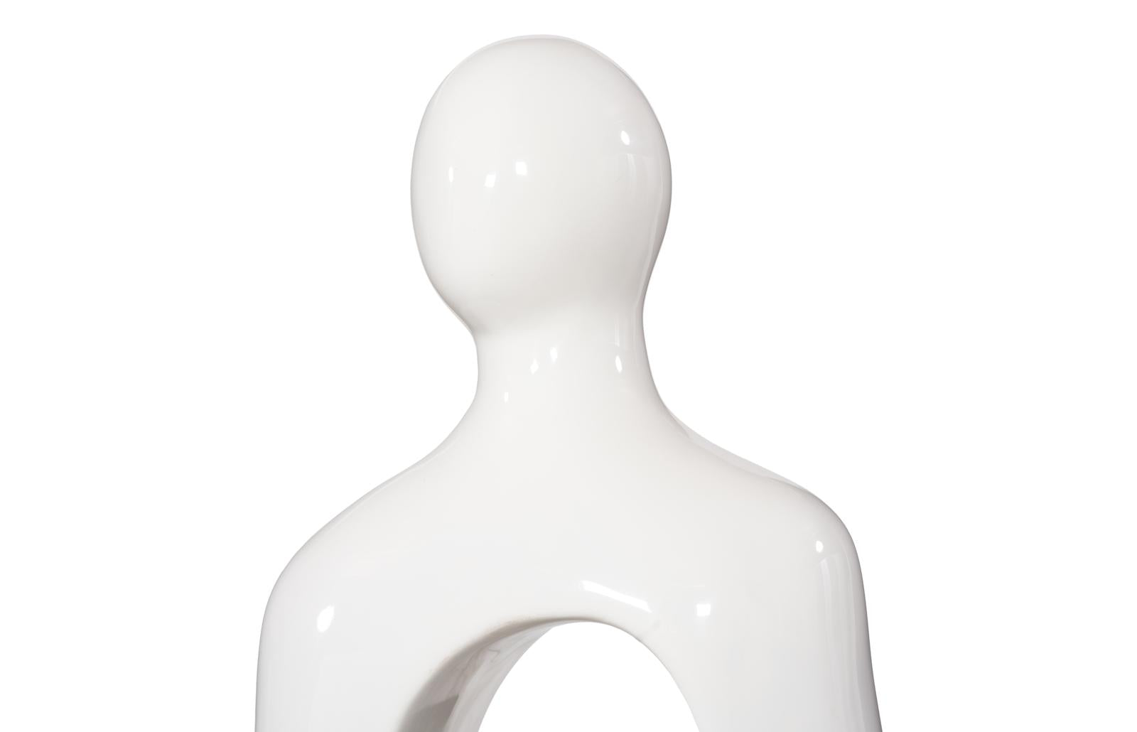 Phillips Collection Home Decor Phillips Collection Buddha Seated Sculpture, Gel Coat White
