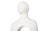 Phillips Collection Home Decor Phillips Collection Buddha Seated Sculpture, Gel Coat White