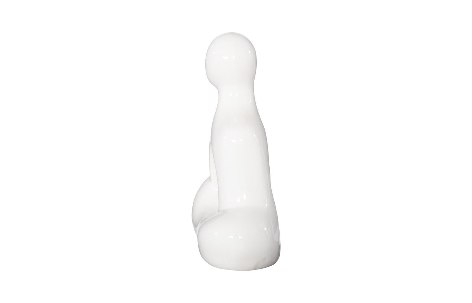 Phillips Collection Home Decor Phillips Collection Buddha Seated Sculpture, Gel Coat White