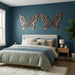 Phillips Collection Home Decor Phillips Collection Butterfly Wall Art, LG, Copper/Black, Metal