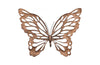 Phillips Collection Home Decor Phillips Collection Butterfly Wall Art, LG, Copper/Black, Metal