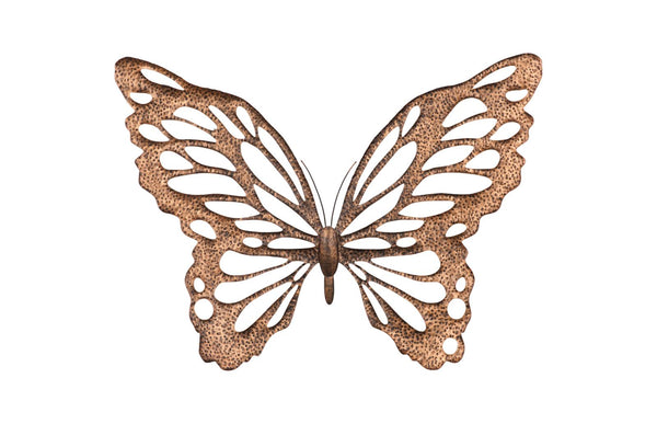 Phillips Collection Home Decor Phillips Collection Butterfly Wall Art, SM, Copper/Black, Metal