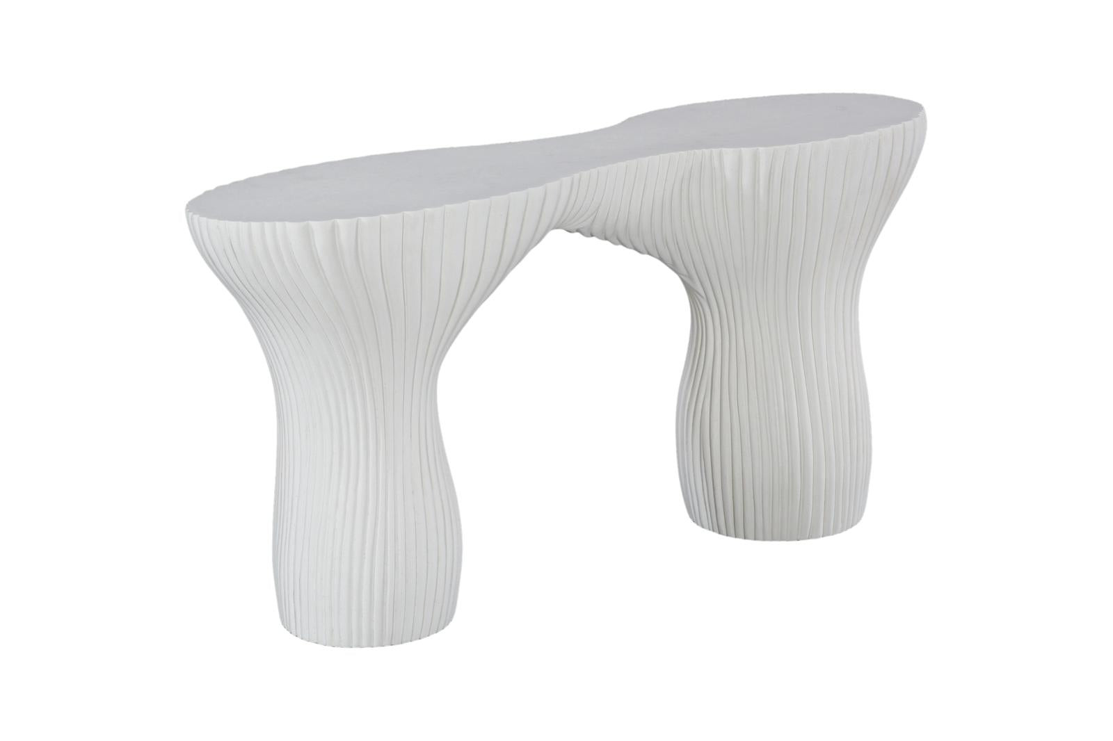 Phillips Collection Home Decor Phillips Collection Cadence Console Table, White Stone