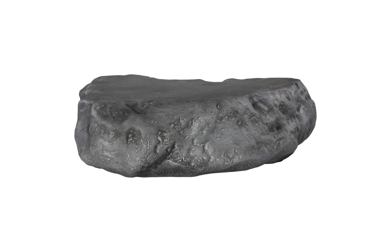 Phillips Collection Home Decor Phillips Collection Cast Boulder Coffee Table, Charcoal Stone, Large