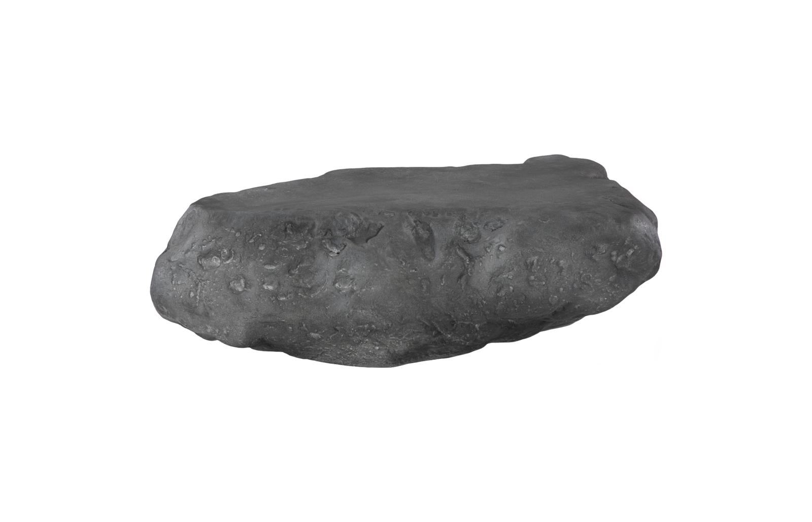 Phillips Collection Home Decor Phillips Collection Cast Boulder Coffee Table, Charcoal Stone, Large