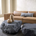 Phillips Collection Home Decor Phillips Collection Cast Boulder Coffee Table, Charcoal Stone, Small