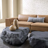 Phillips Collection Home Decor Phillips Collection Cast Boulder Coffee Table, Charcoal Stone, Small