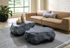 Phillips Collection Home Decor Phillips Collection Cast Boulder Coffee Table, Charcoal Stone, Small
