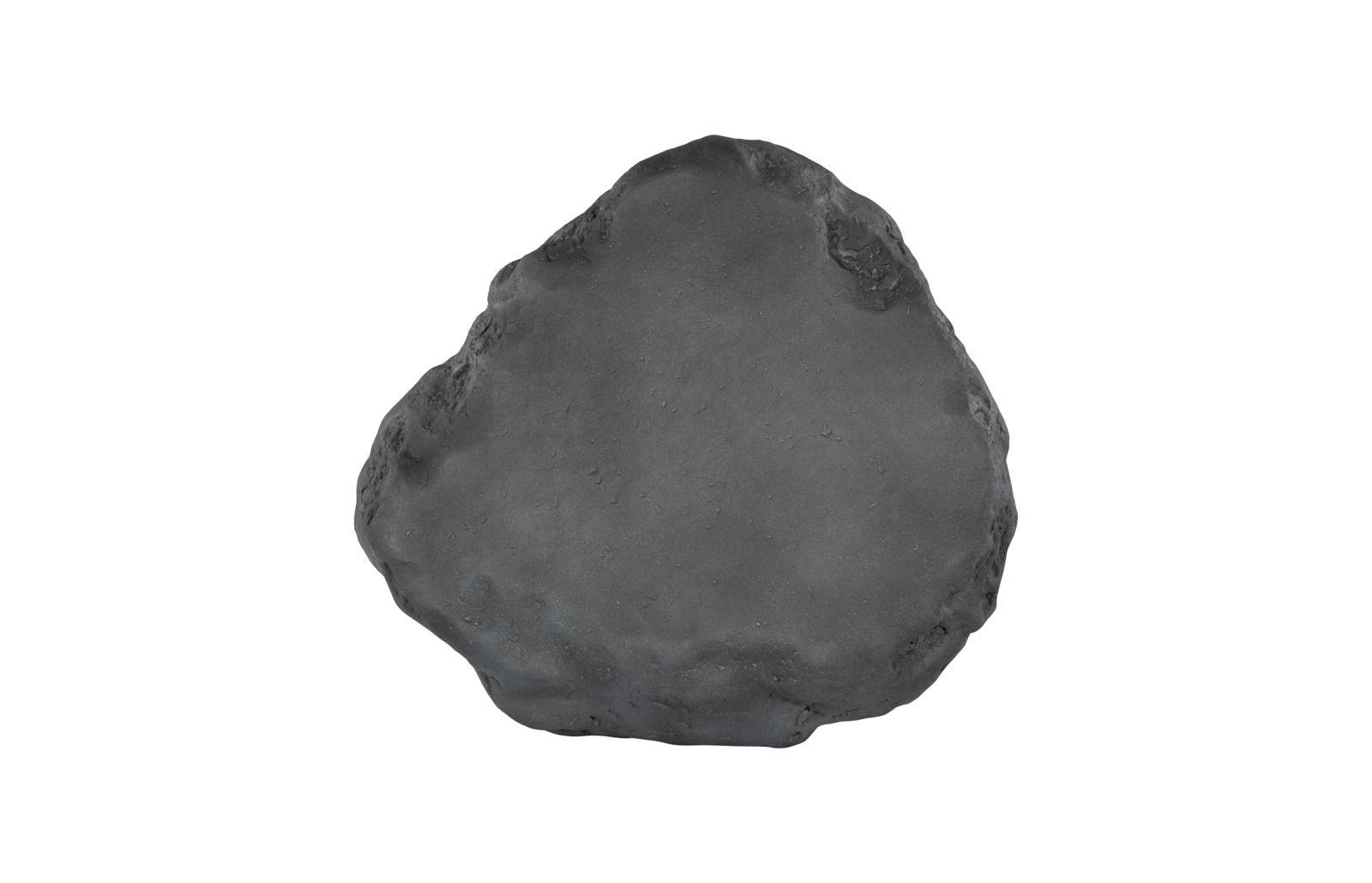 Phillips Collection Home Decor Phillips Collection Cast Boulder Coffee Table, Charcoal Stone, Small